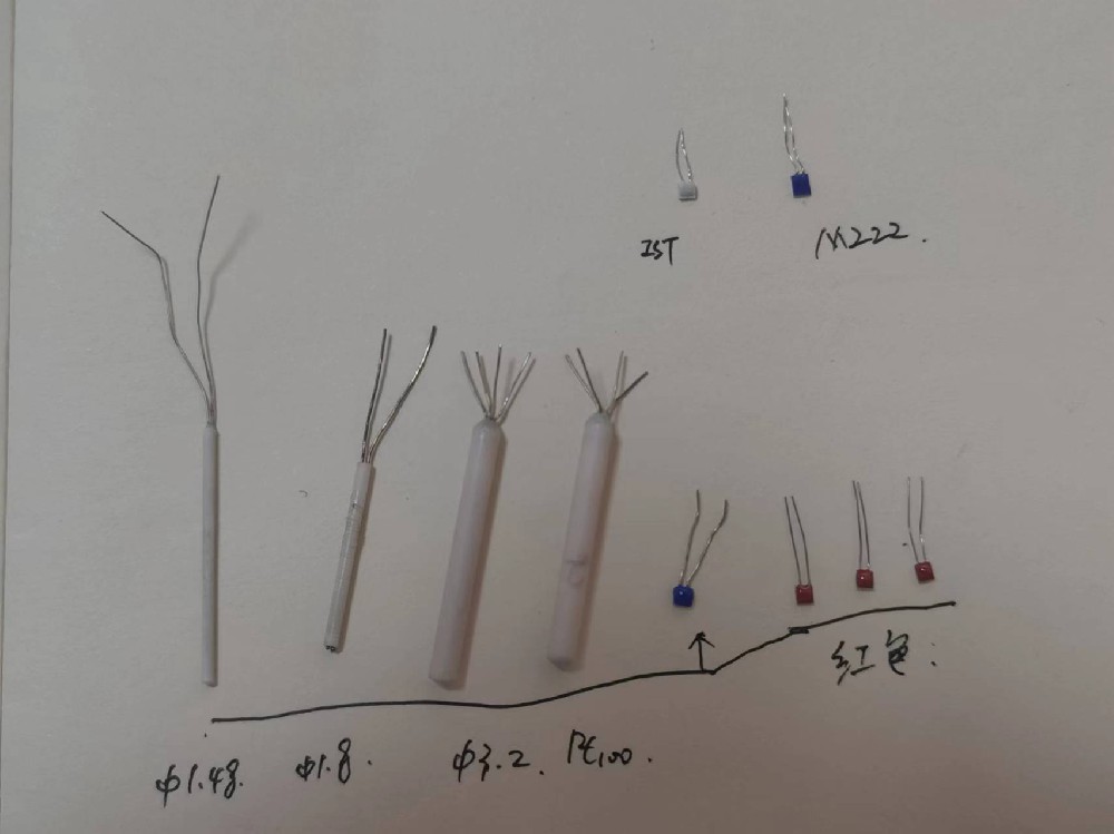 (定制•合作)PT100、PT1000薄片芯片+陶瓷元件